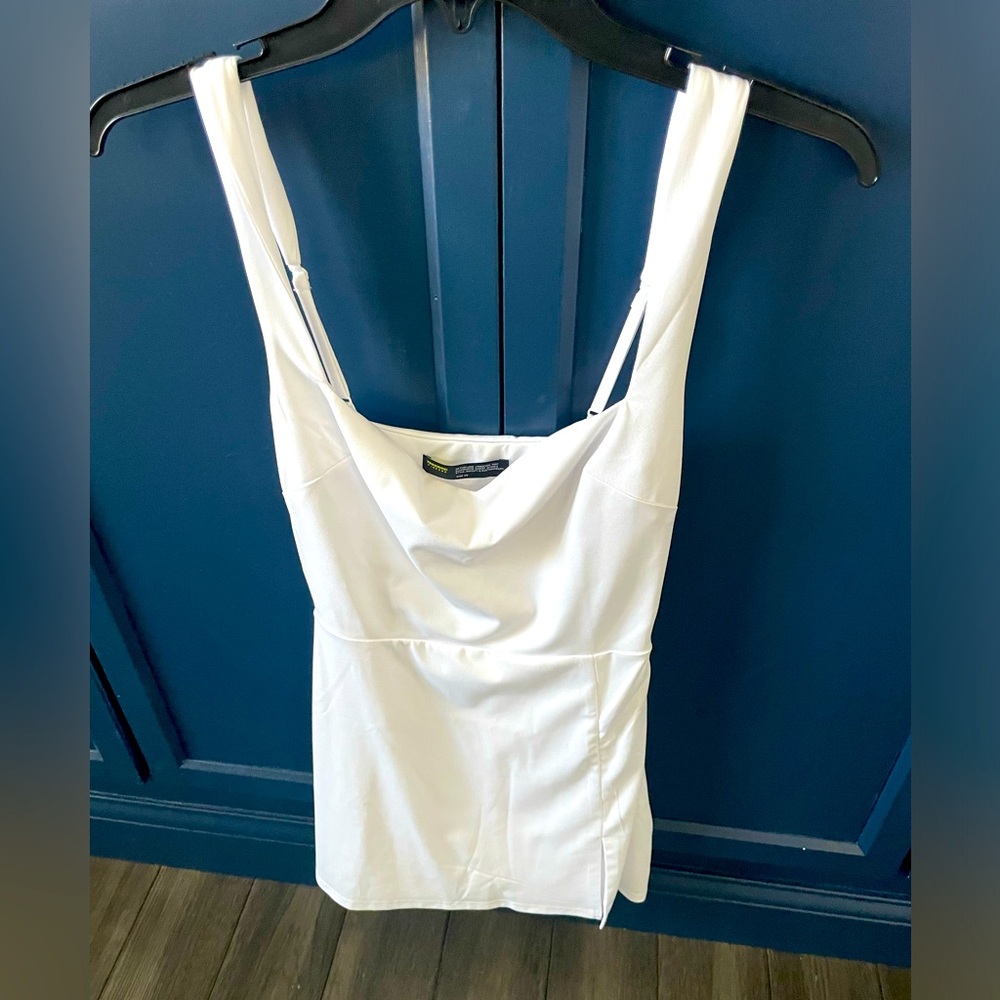 Little white dress.